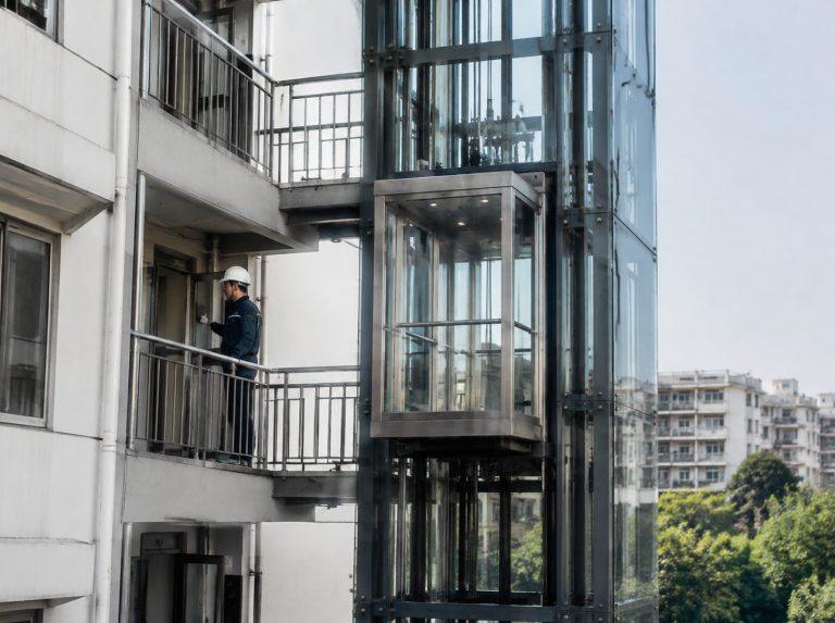 大同旧楼加建观光电梯
